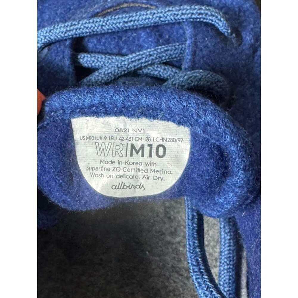 Allbirds Wool Runners‎ Men's Blue Sz M10 US Sam's Club Collaboration - Picture 5 of 7